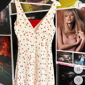 Zara Cherry Print Mini Dress